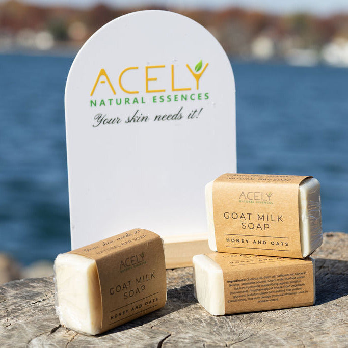 Goat Milk Bar Soap - Honey & Oats