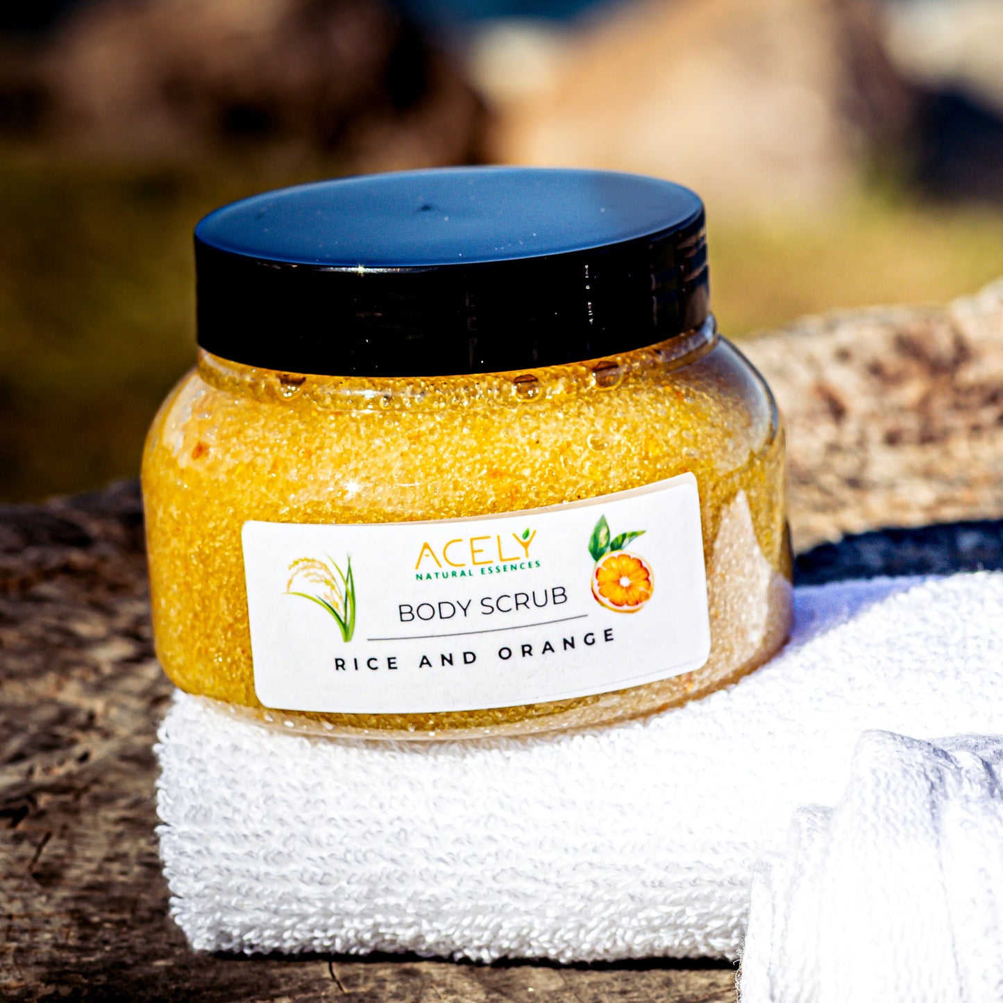 Body Scrub – Rice & Orange