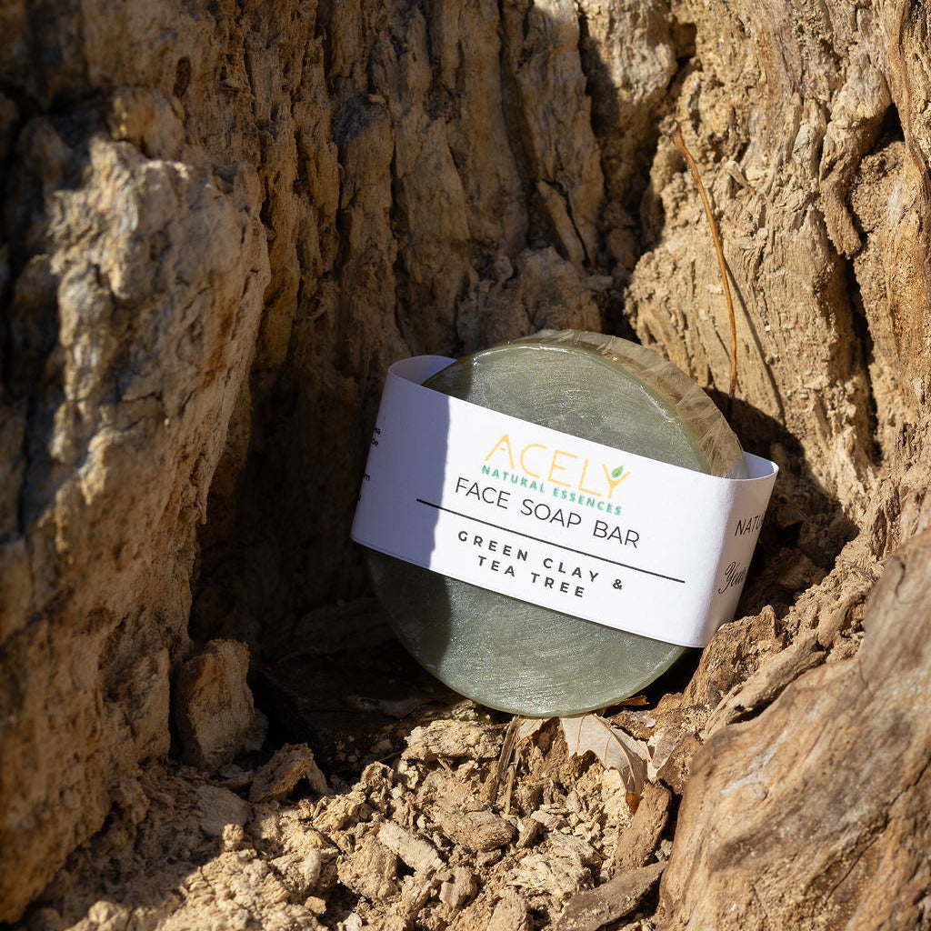 Face Soap Bar -  Green Clay & Tea Tree